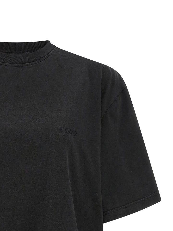The Attico Black Cotton T-Shirt