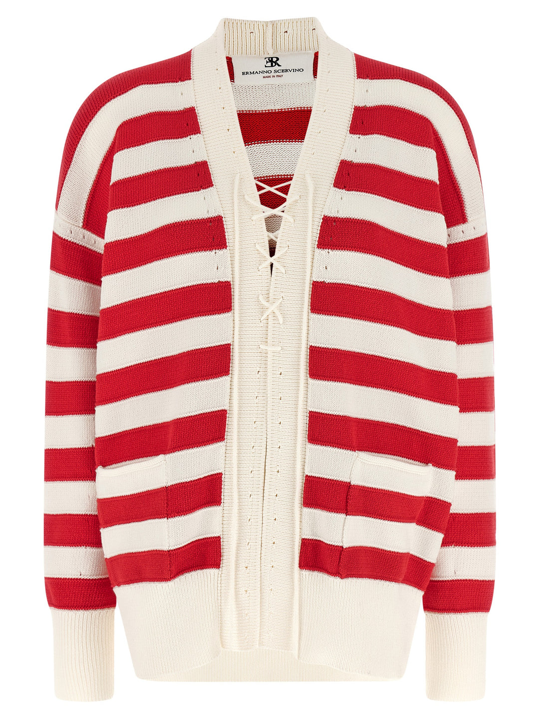 Ermanno Scervino Multicolor Cotton Cardigan