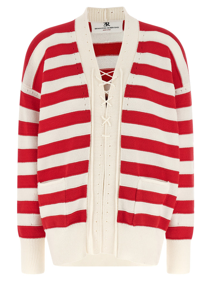 Ermanno Scervino Multicolor Cotton Cardigan
