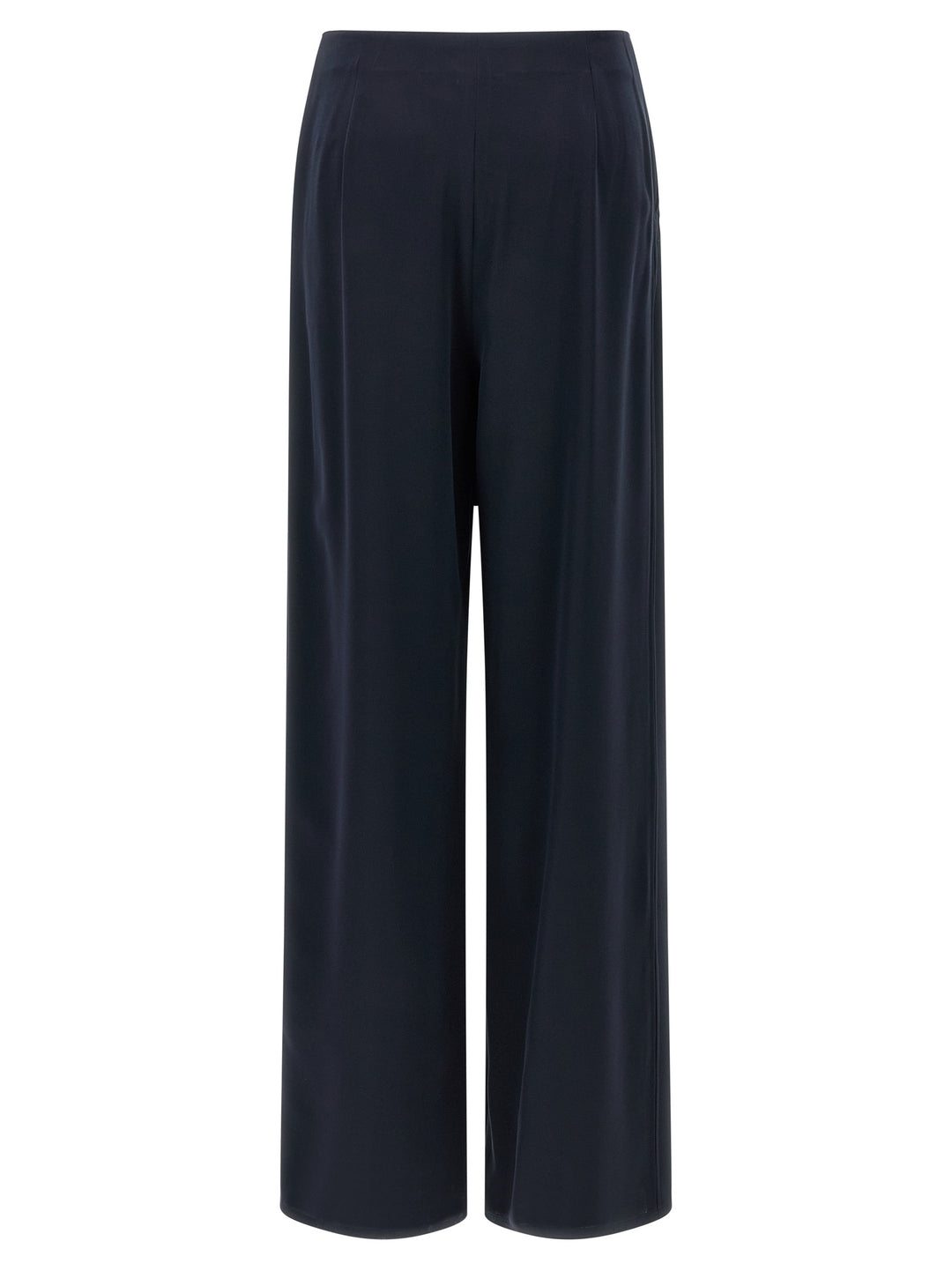 Max Mara Blue Silk Casual Pants