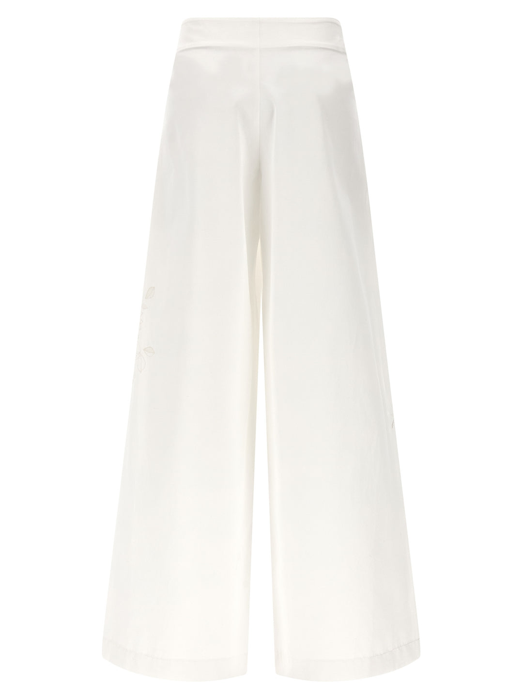 Ermanno Scervino White Cotton Casual Pants
