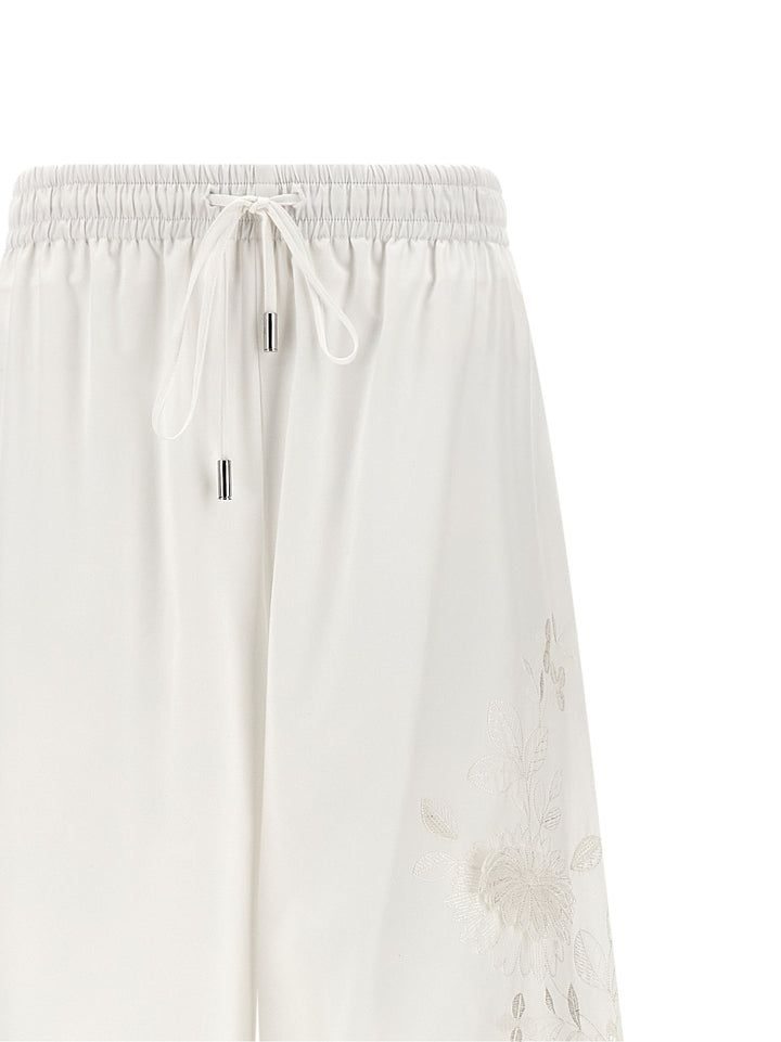 Ermanno Scervino White Cotton Casual Pants