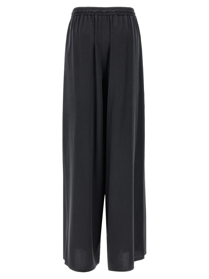 Max Mara Blue Silk Casual Pants