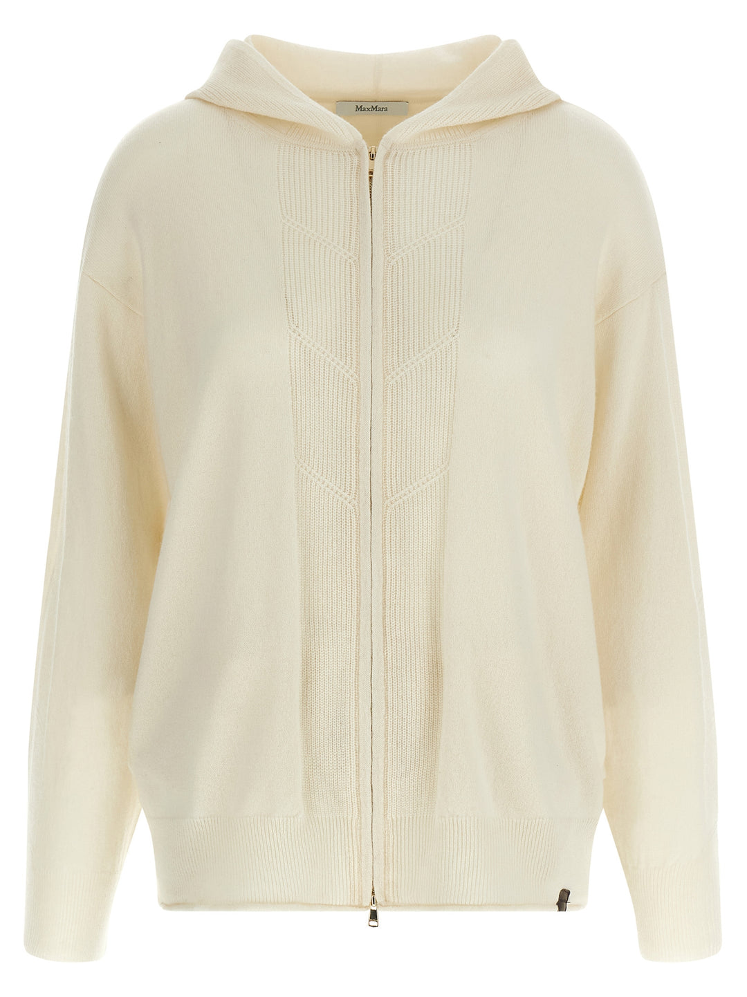 Max Mara White Cashmere Cardigan