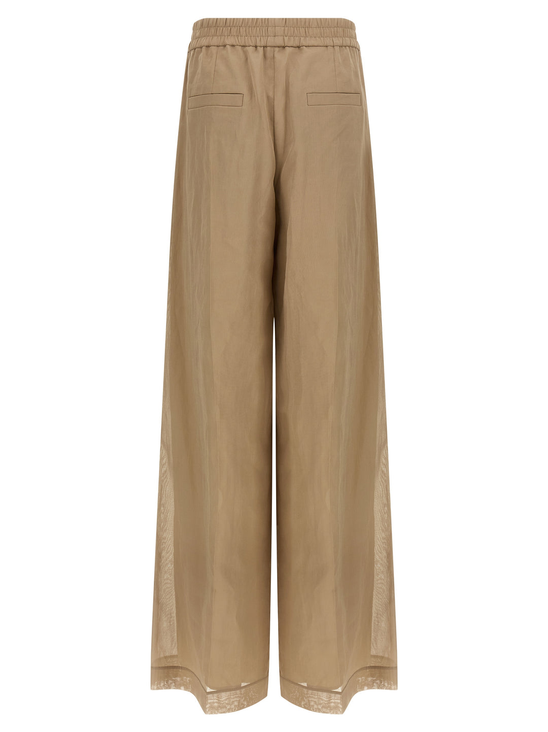 Brunello Cucinelli Beige Cotton Casual Pants