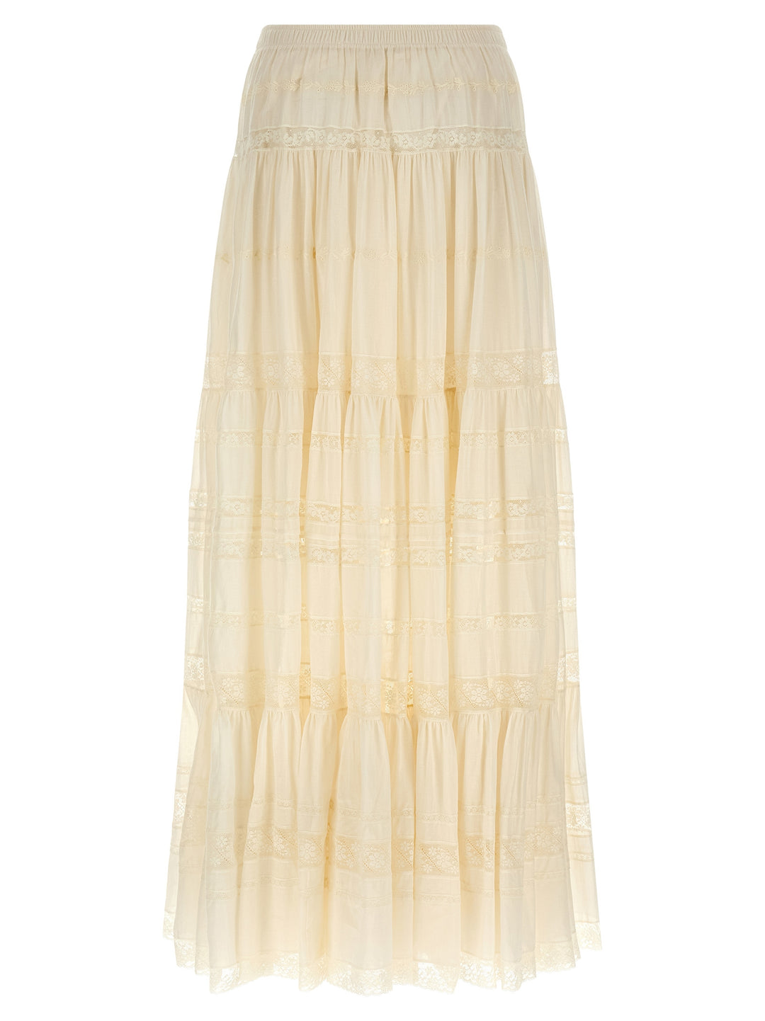 Ermanno Scervino White Cotton Mini Skirt