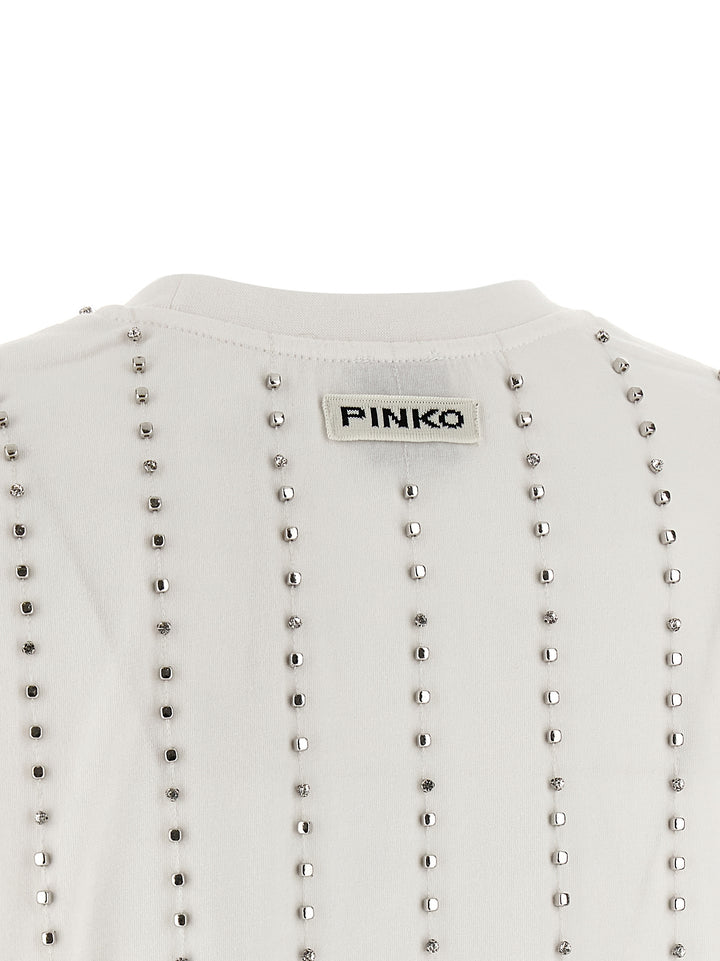PINKO White Cotton T-Shirt