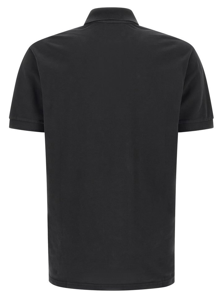 Isabel Marant Black Cotton Polo Shirt