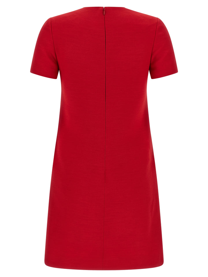 Valentino Garavani Multicolor Virgin Wool Short Dress