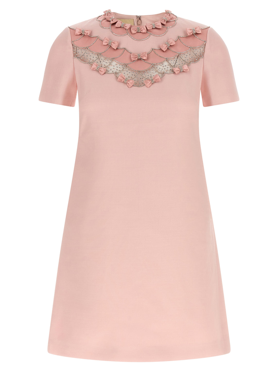 Valentino Garavani Multicolor Virgin Wool Short Dress