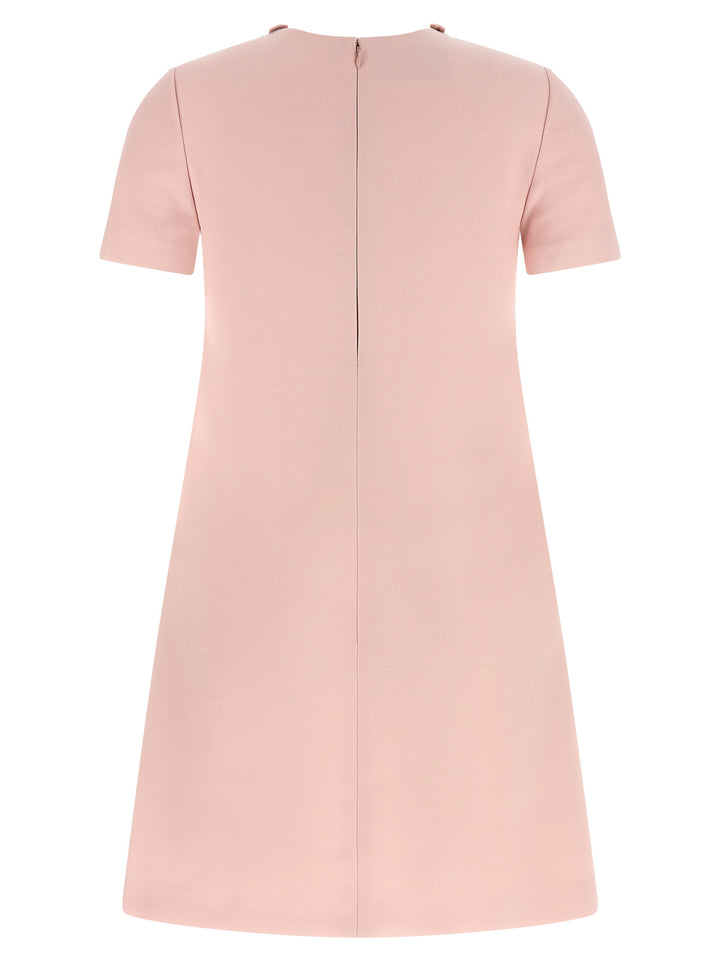 Valentino Garavani Multicolor Virgin Wool Short Dress