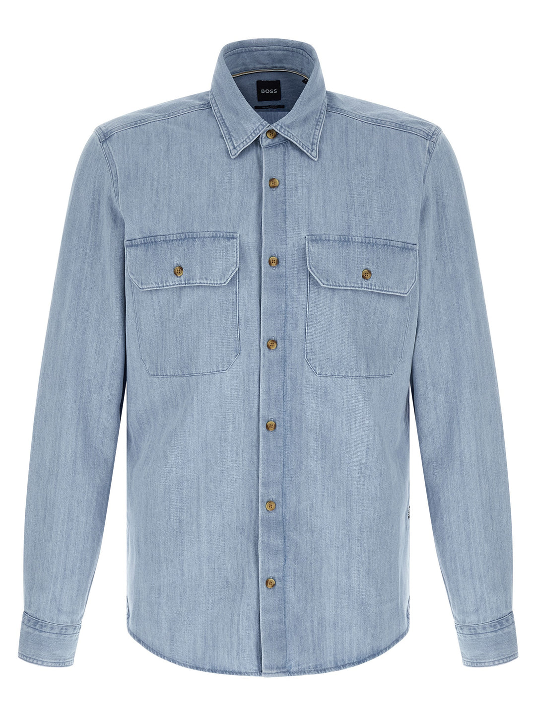 Hugo Boss Blue Cotton Blouse