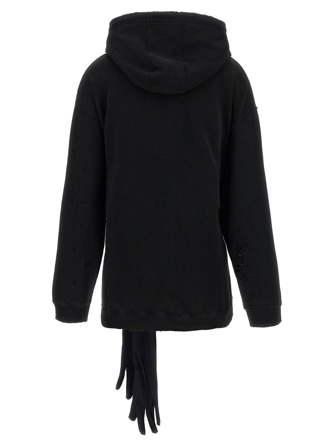 MM6 Maison Margiela Black Cotton Short Dress