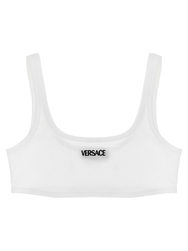 Versace White Cotton Bra