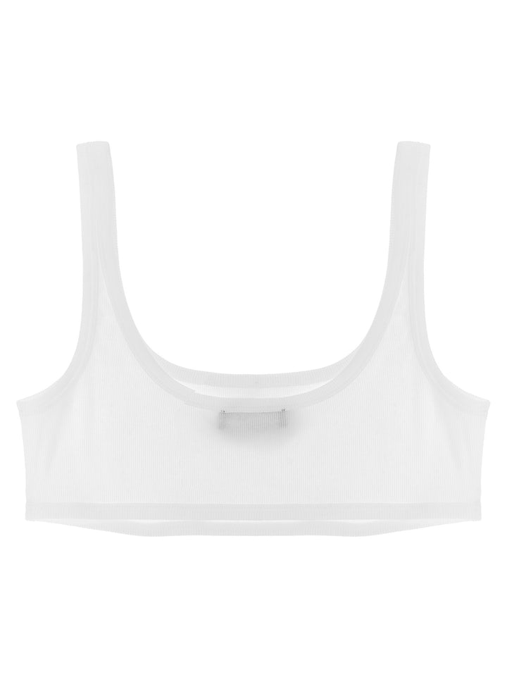Versace White Cotton Bra