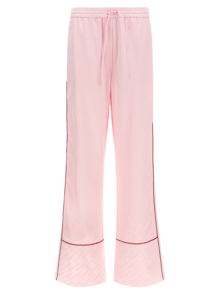 Off-White Multicolor Viscose Casual Pants