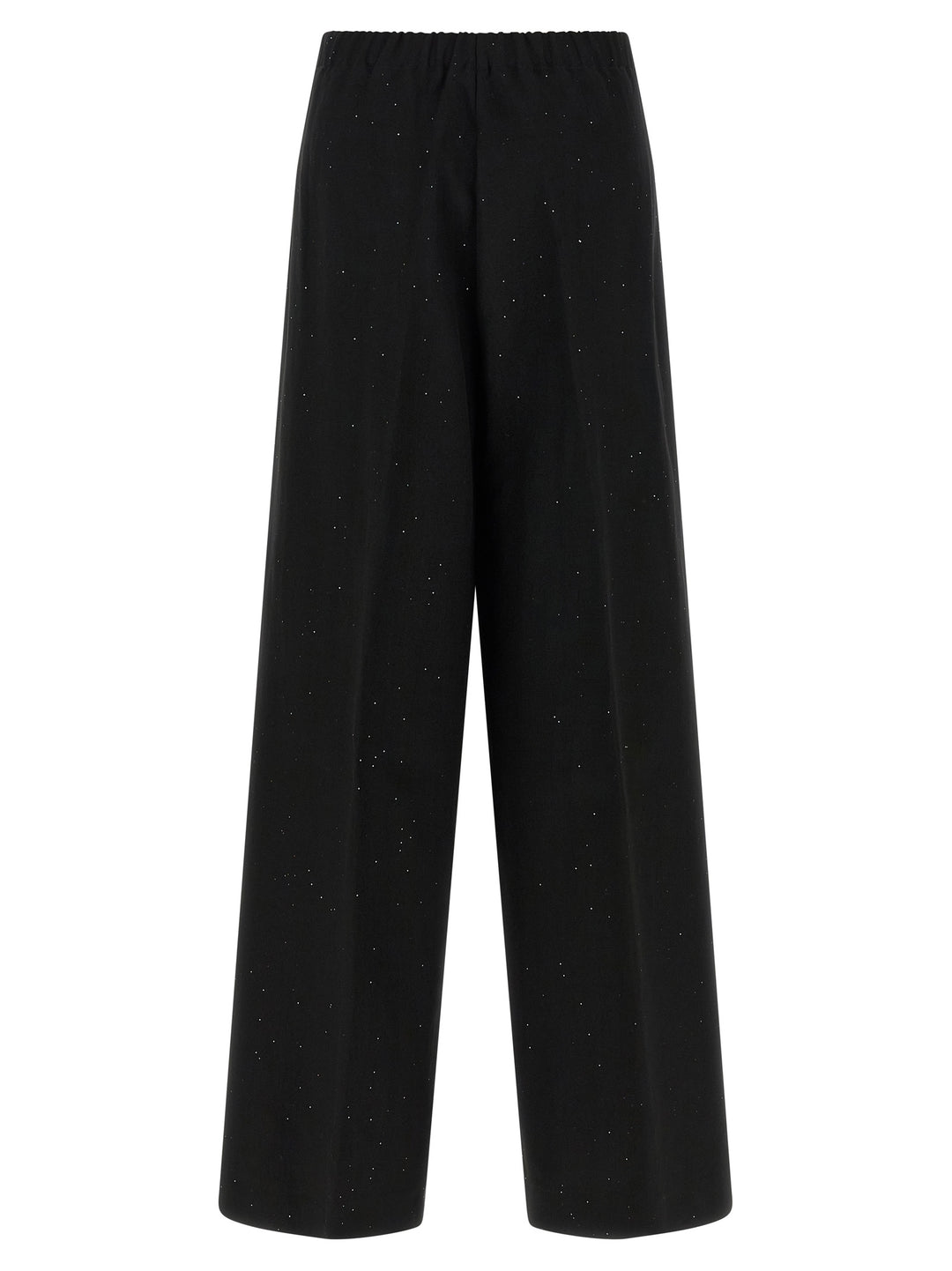 Herno Black Viscose Pants