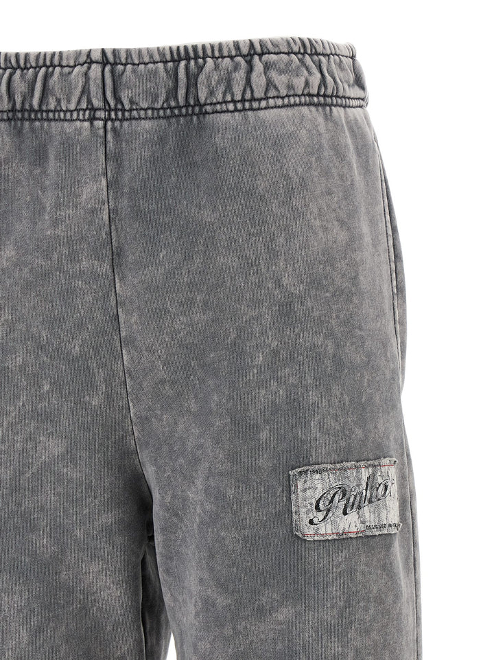 PINKO Gray Cotton Joggers (Workout Pants)