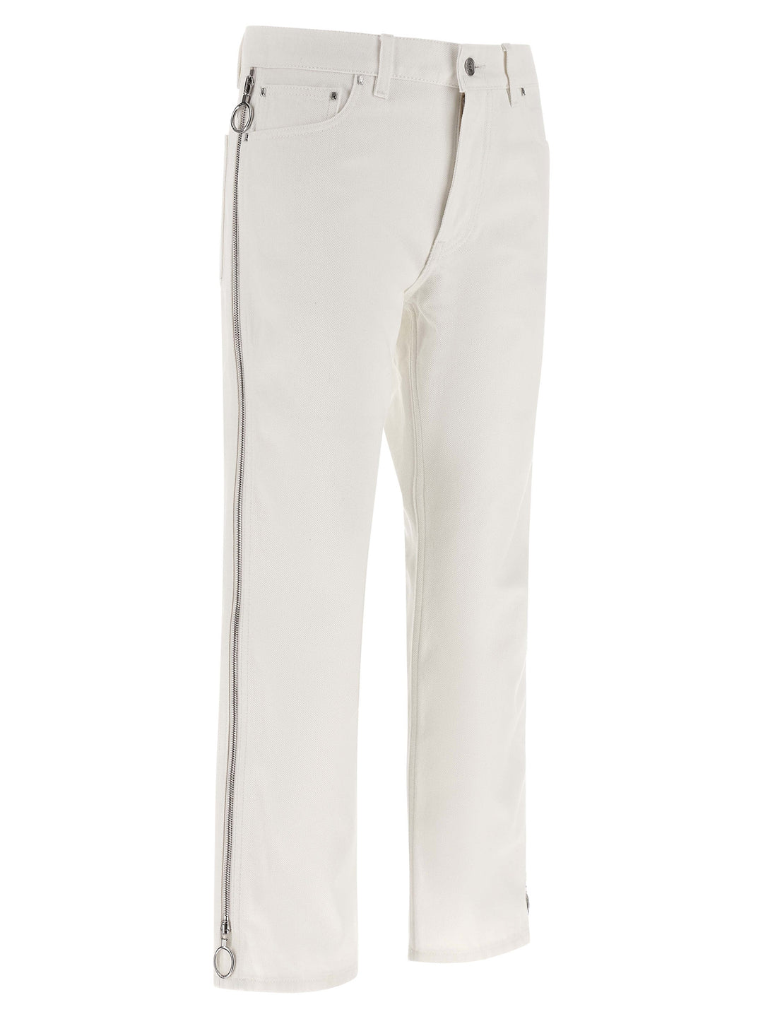Paco Rabanne White Cotton Jeans Denim