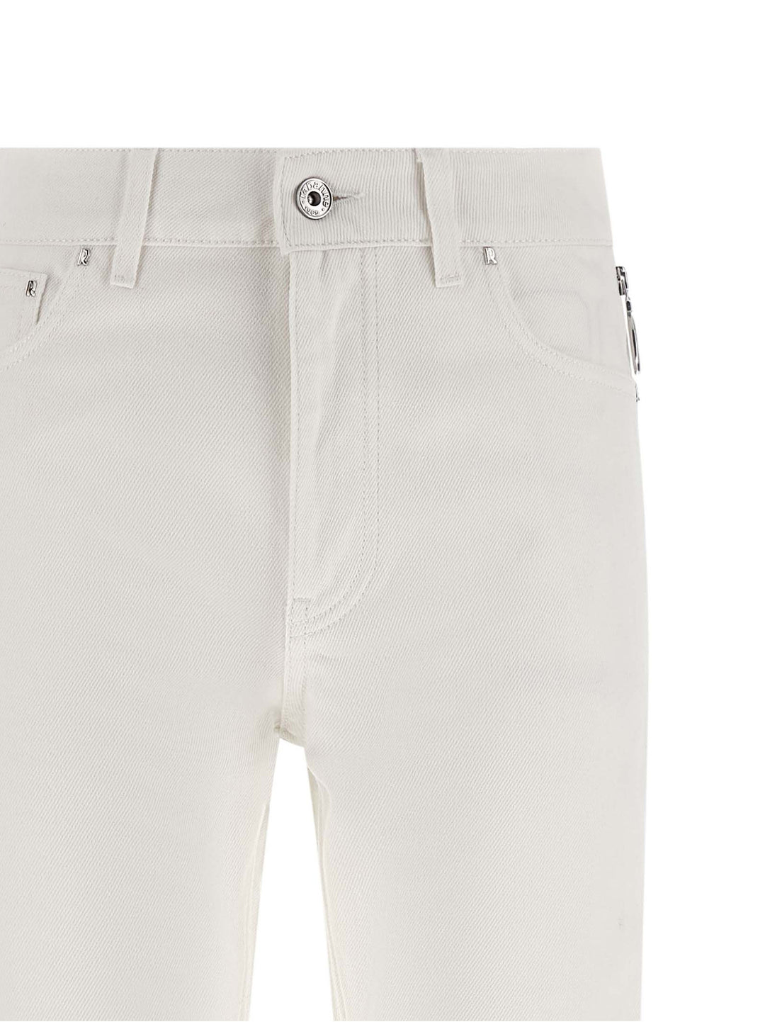 Paco Rabanne White Cotton Jeans Denim