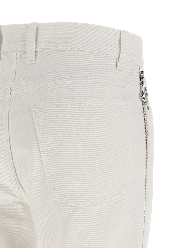 Paco Rabanne White Cotton Jeans Denim