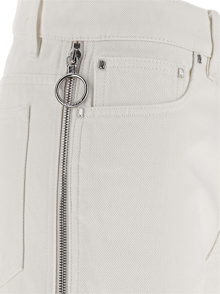 Paco Rabanne White Cotton Jeans Denim
