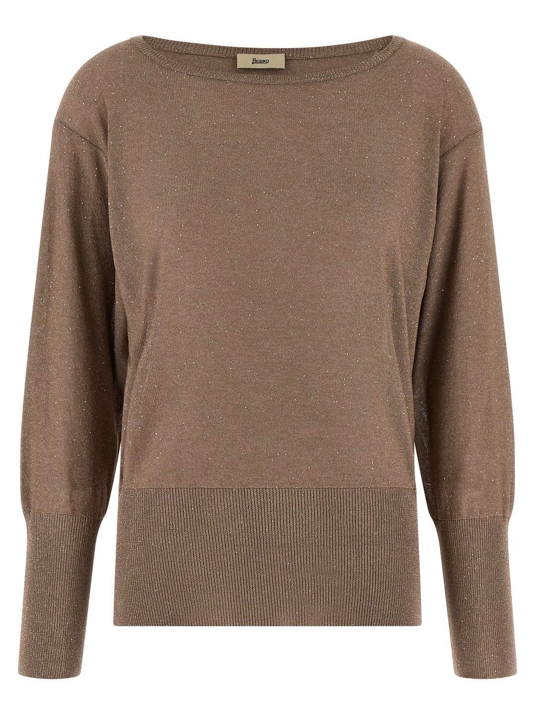 Herno Brown Viscose Cardigan