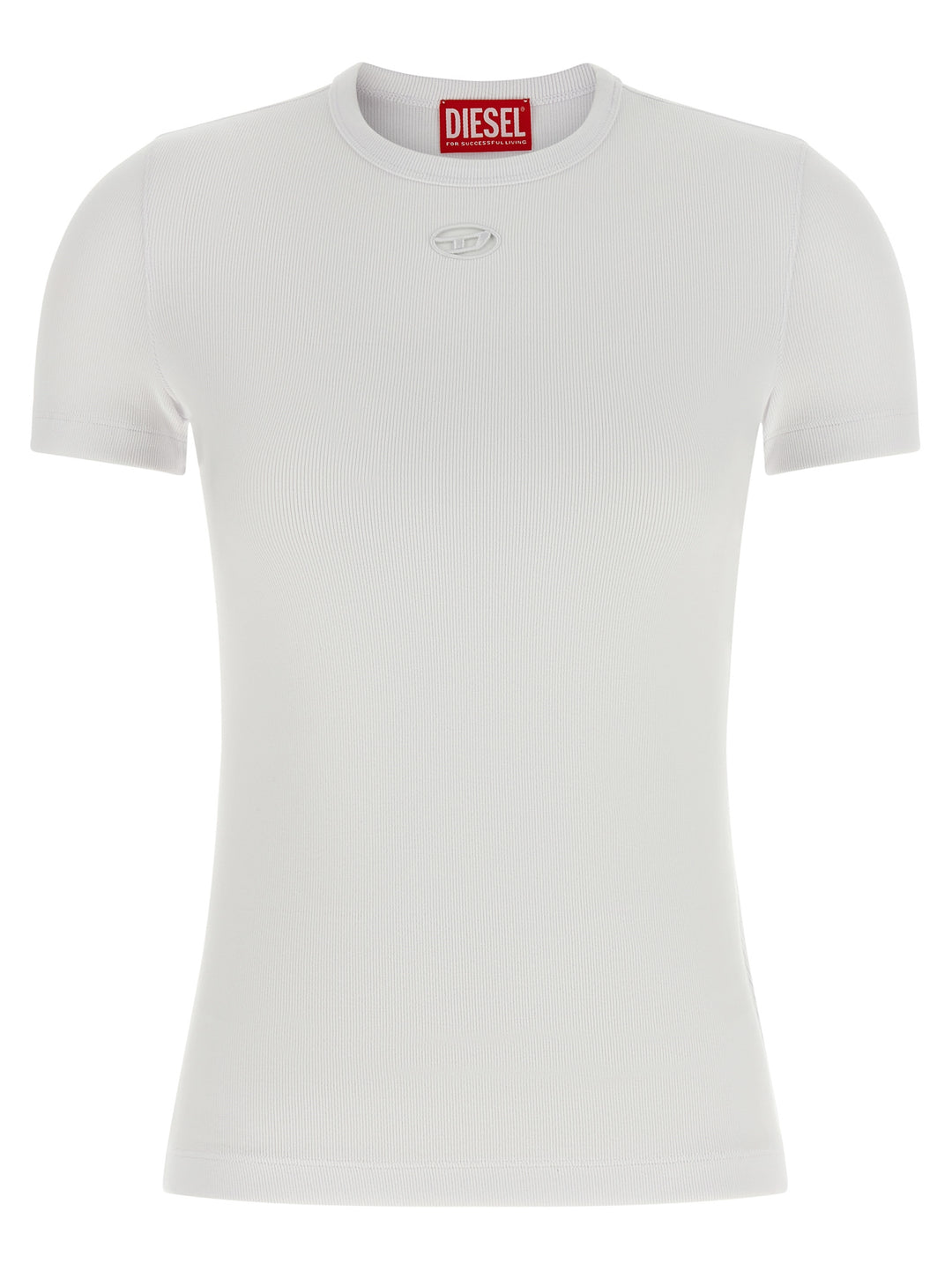 Diesel White Cotton T-Shirt