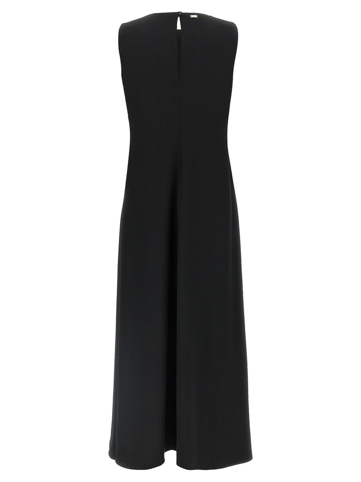 Herno Black Polyester Long Dress