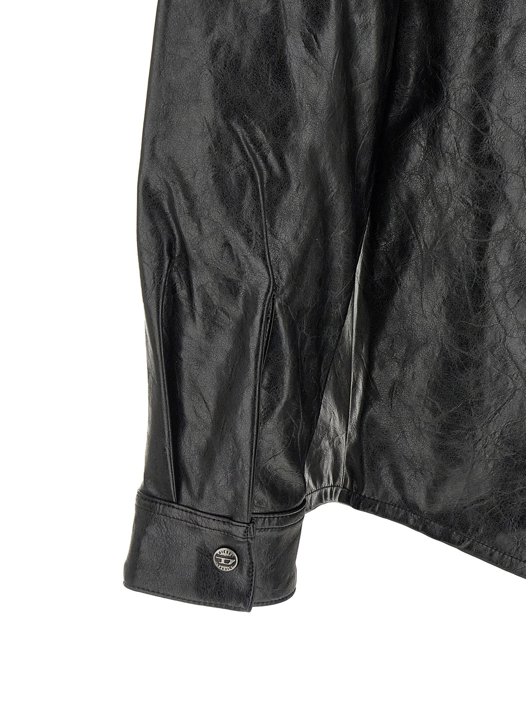 Diesel Black Viscose Blouse