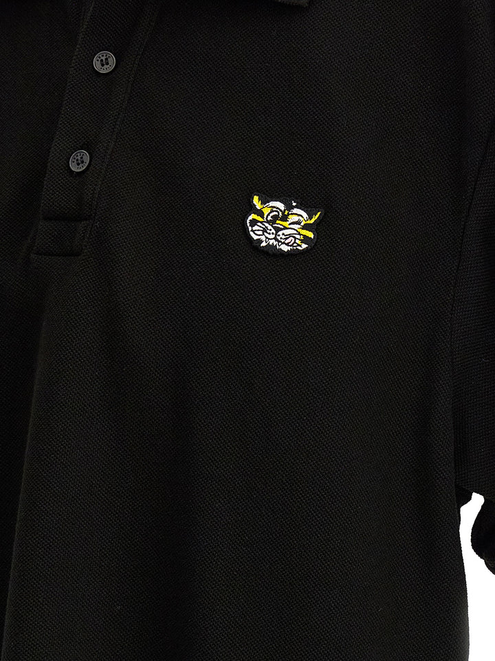 Kenzo Black Cotton Polo Shirt