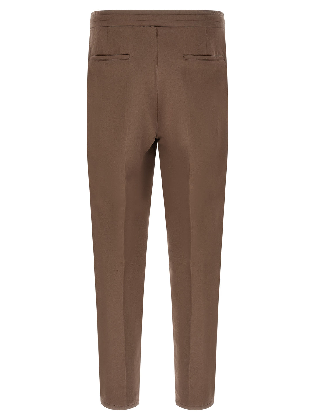 Brunello Cucinelli Brown Linen Casual Pants