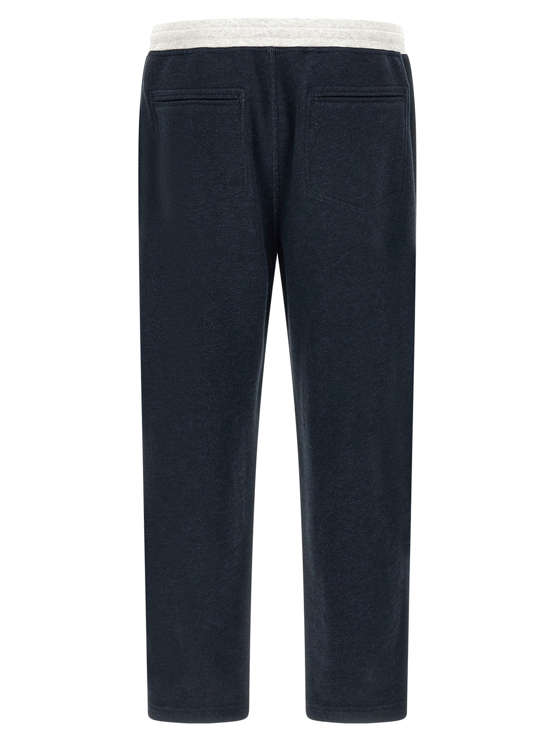 Brunello Cucinelli Blue Cotton Joggers (Workout Pants)