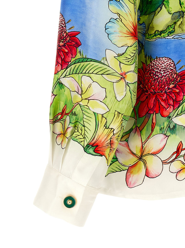 Casablanca Multicolor Silk Blouse