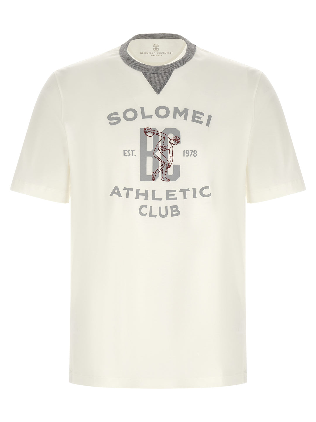 Brunello Cucinelli White Cotton T-Shirt