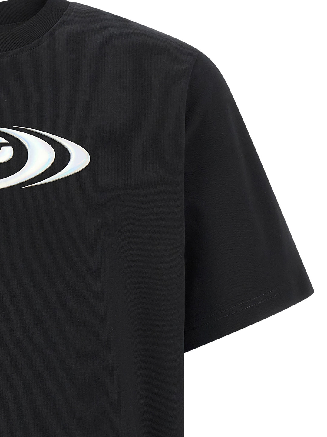 Casablanca Black Organic Cotton T-Shirt