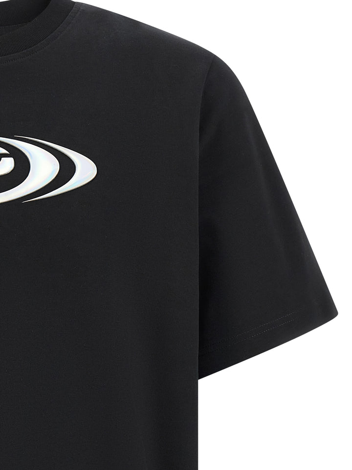 Casablanca Black Organic Cotton T-Shirt