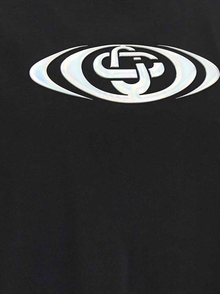 Casablanca Black Organic Cotton T-Shirt