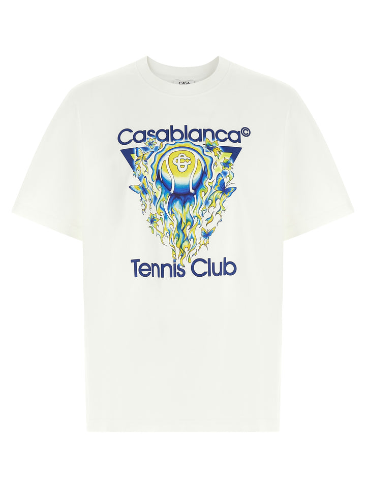 Casablanca White Organic Cotton T-Shirt