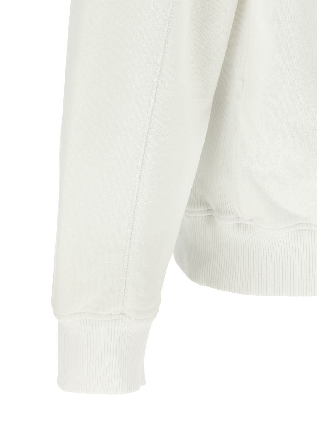 Casablanca White Organic Cotton Sweatshirt
