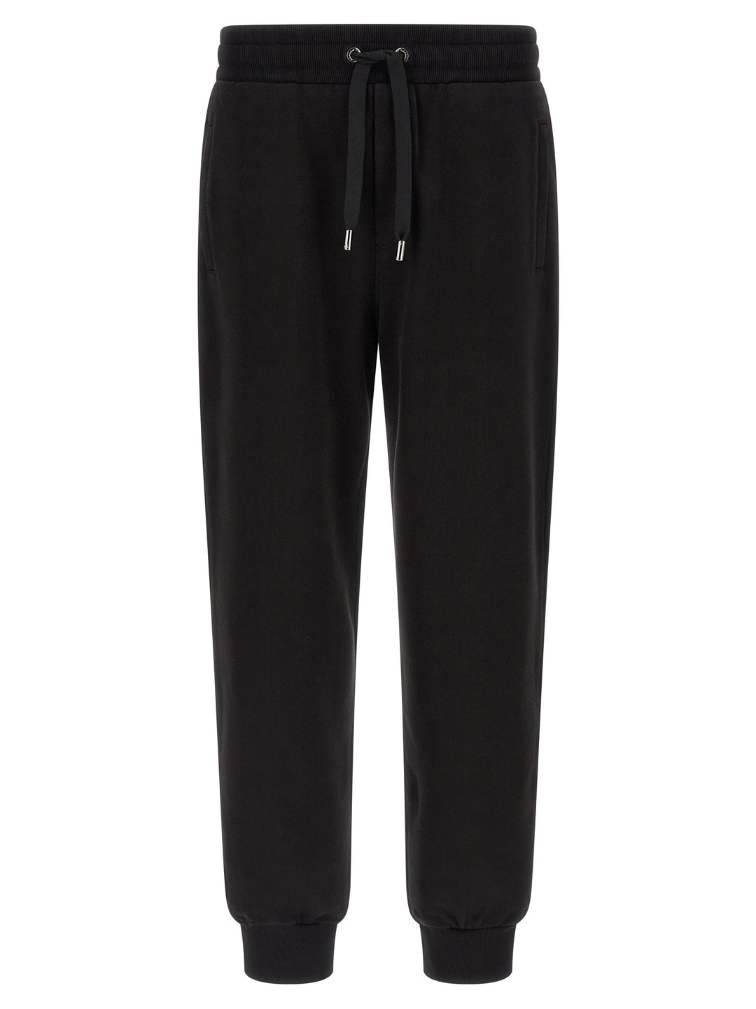 Dolce &amp; Gabbana Black Cotton Joggers (Workout Pants)