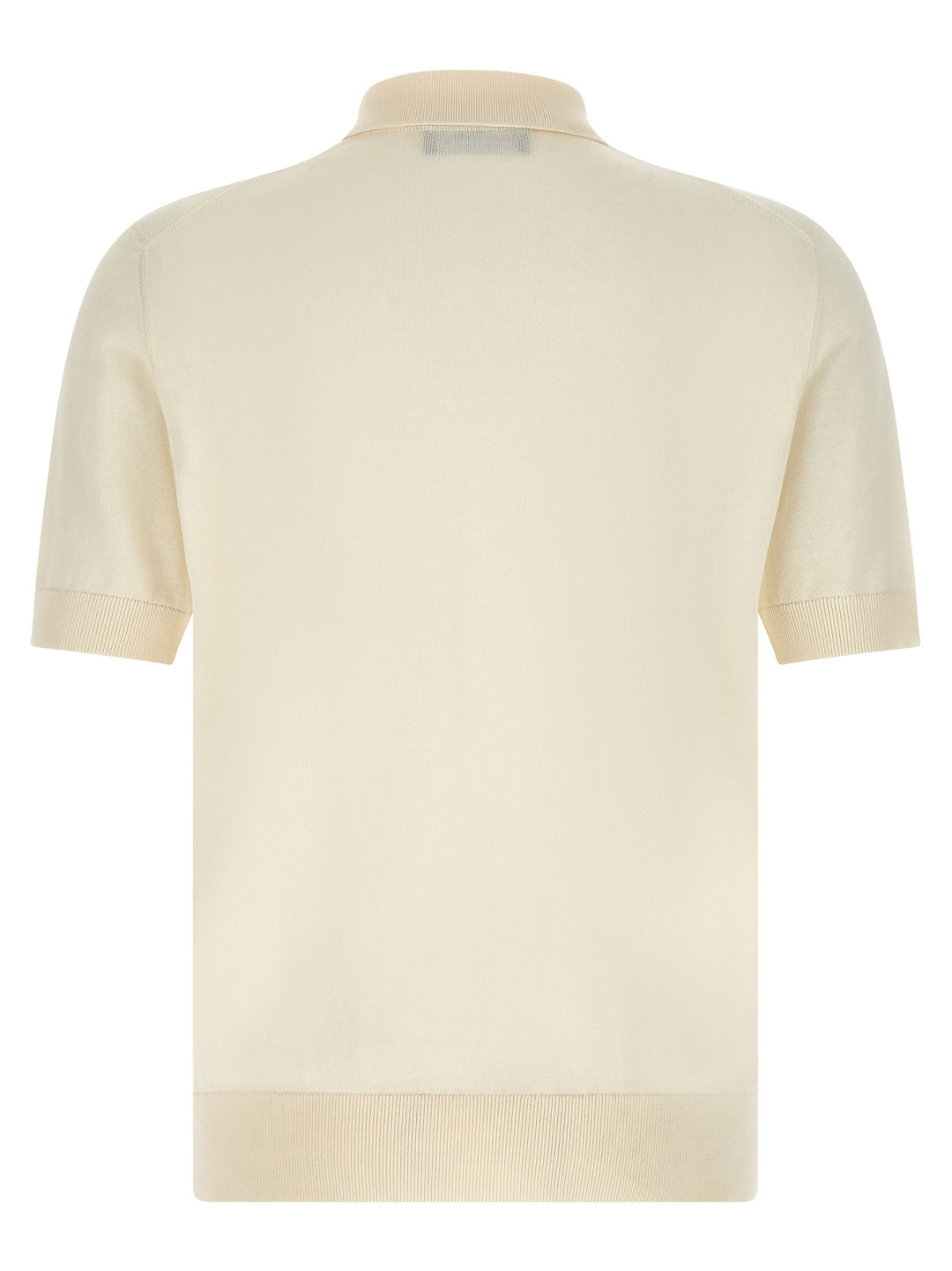 Dolce &amp; Gabbana White Cotton Polo Shirt