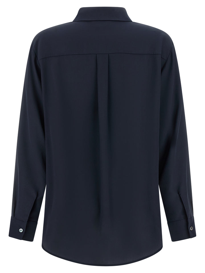 P.A.R.O.S.H. Blue Silk Blouse
