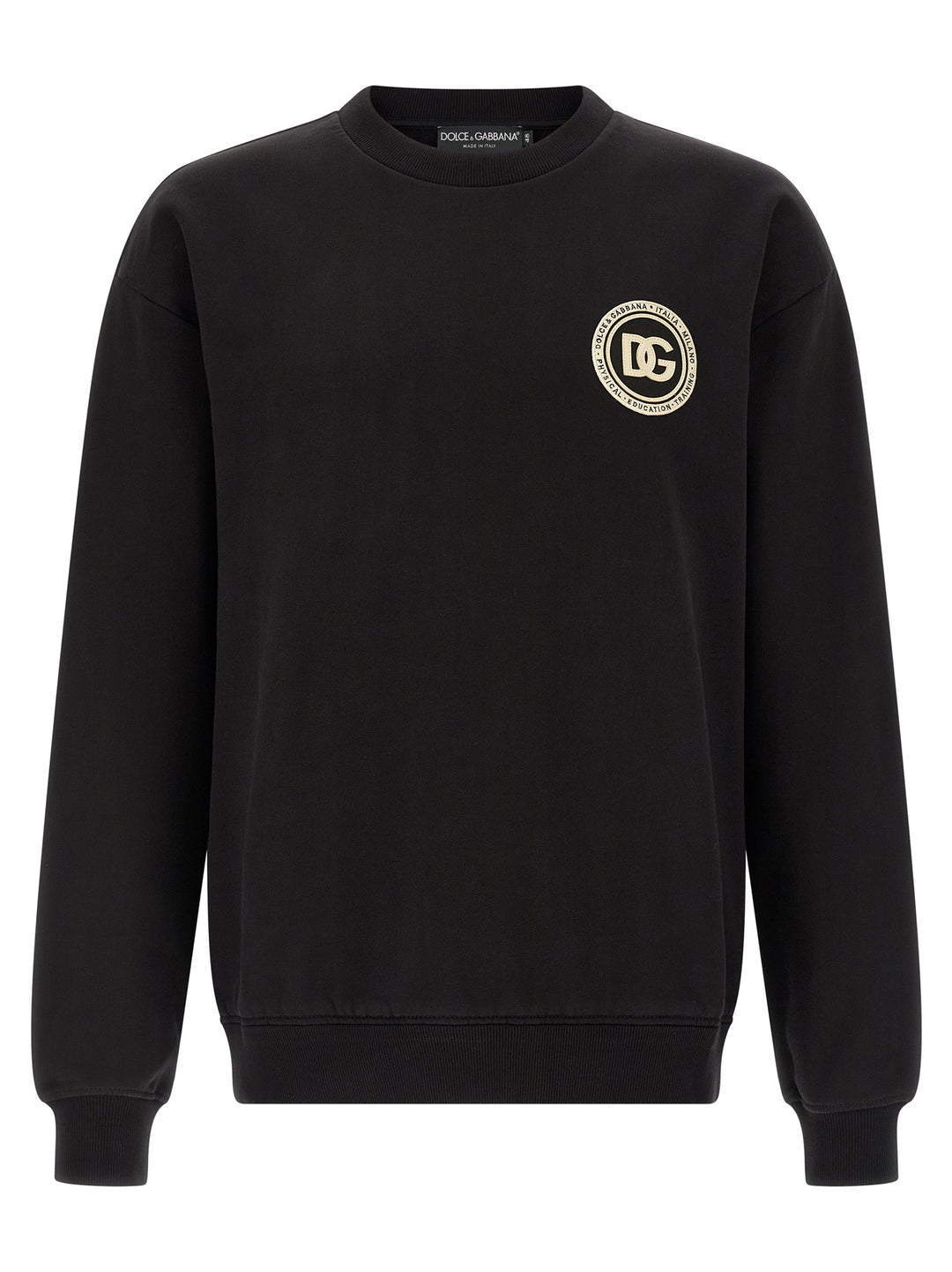 Dolce &amp; Gabbana Black Cotton Sweatshirt