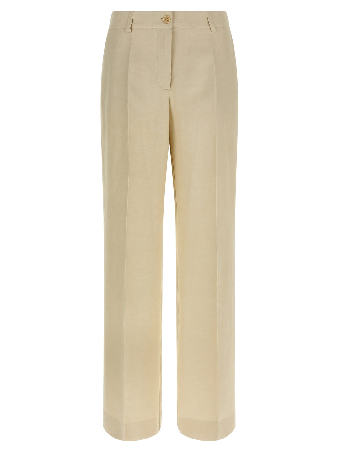 P.A.R.O.S.H. Beige Viscose Casual Pants