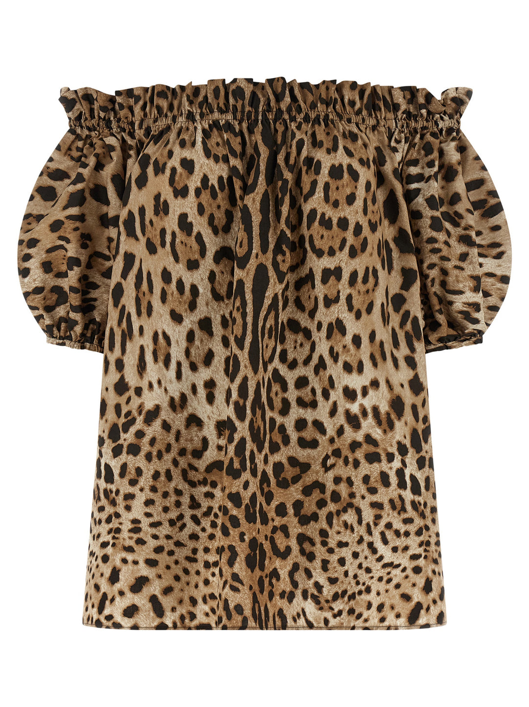 Dolce &amp; Gabbana Brown Cotton Shirt