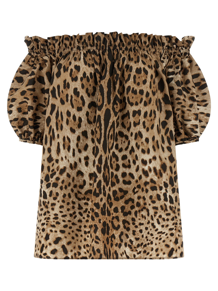 Dolce &amp; Gabbana Brown Cotton Shirt