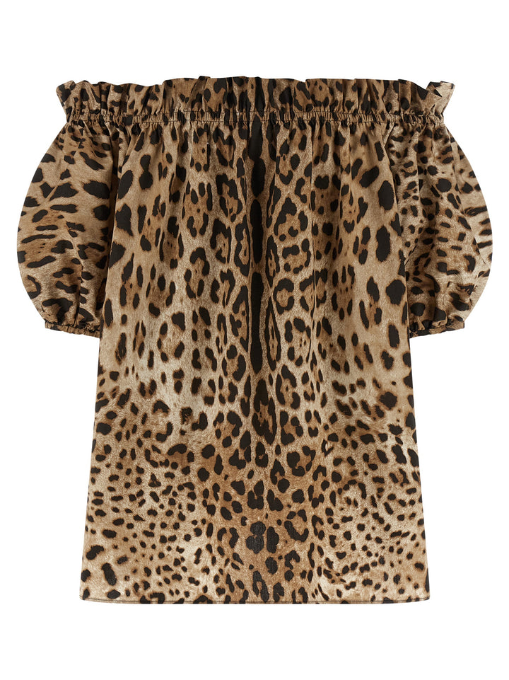 Dolce &amp; Gabbana Brown Cotton Shirt