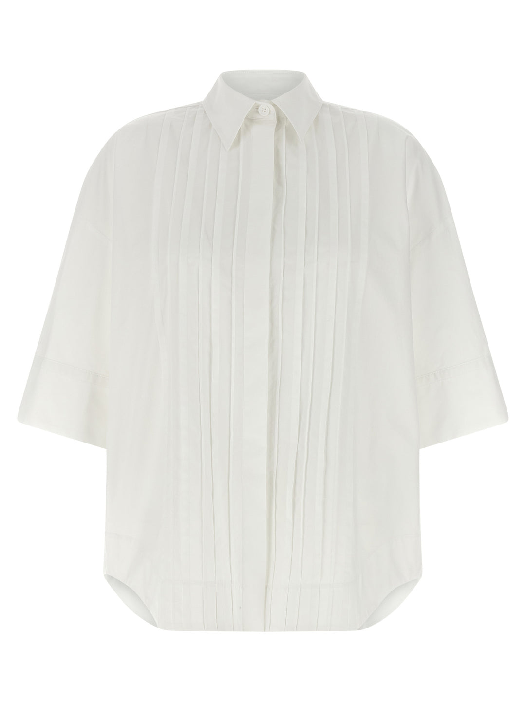 P.A.R.O.S.H. White Cotton Blouse