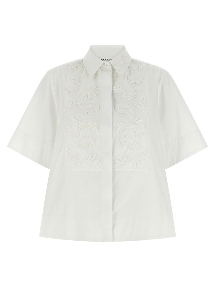 P.A.R.O.S.H. White Cotton Blouse